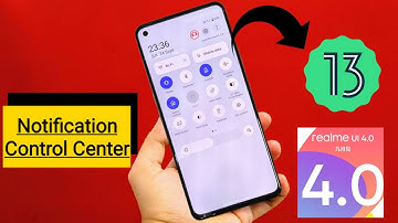 Realme Ui 4.0 Notification Control Panel features #realmeui4 #android13