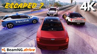 Police Chase & Crash in BeamNG | BeamNG Fun | BeamNG Crash | BeamNG Drive Crashes | BeamNG Story