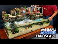 Making Waterfall Aquarium Decoration From Trash - Aquarium Decorations Diorama