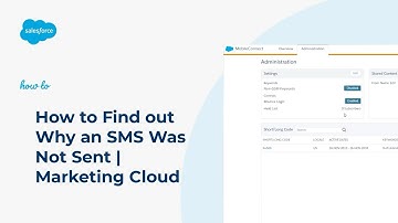 How to Find Out Why an SMS Was Not Sent | Marketing Cloud