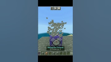 how to break netherite pickaxe in 1 second #shorts