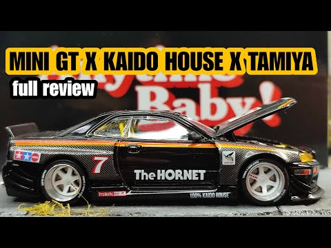 KAIDO HOUSE × タミヤ the HORNET ホーネット ミニGT 1:64 Kaido House X Mini Gt Nissan Syline Gt-R R34 Works