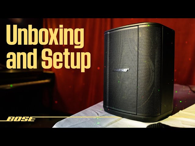 Bose S1 Pro+ – Unboxing and Setup