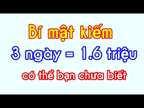 App kiếm tiền ngon, 3 ngày = 1.6 triệu. Kiem tien online. Kiếm tiền online 2021