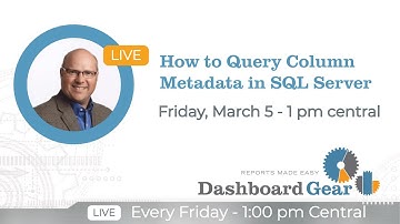 How to Query Column Metadata in SQL Server