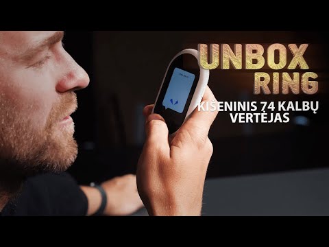 KIŠENINIS 74 KALBŲ VERTĖJAS | PockeTalk | Unbox Ring apžvalga