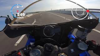 Brutal Suzuki Gsxr750 Top Speed Run Gps