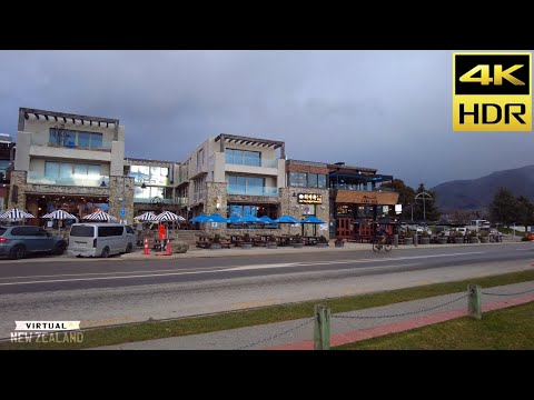 【4K HDR】Walk Tour Wanaka Town South Island New Zealand!