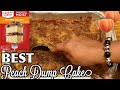 THE CLASSIC Peach Dump Cake Recipe | Peach Cobbler Dump Cake Recipe 🍑