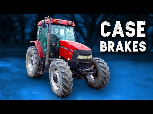 Brake Job on a Case IH MX90C Tractor class=