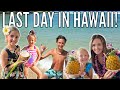 The Last Day of Our Amazing Hawaii Vacation | Pina Coladas, Coconut Water &amp; the Beach!