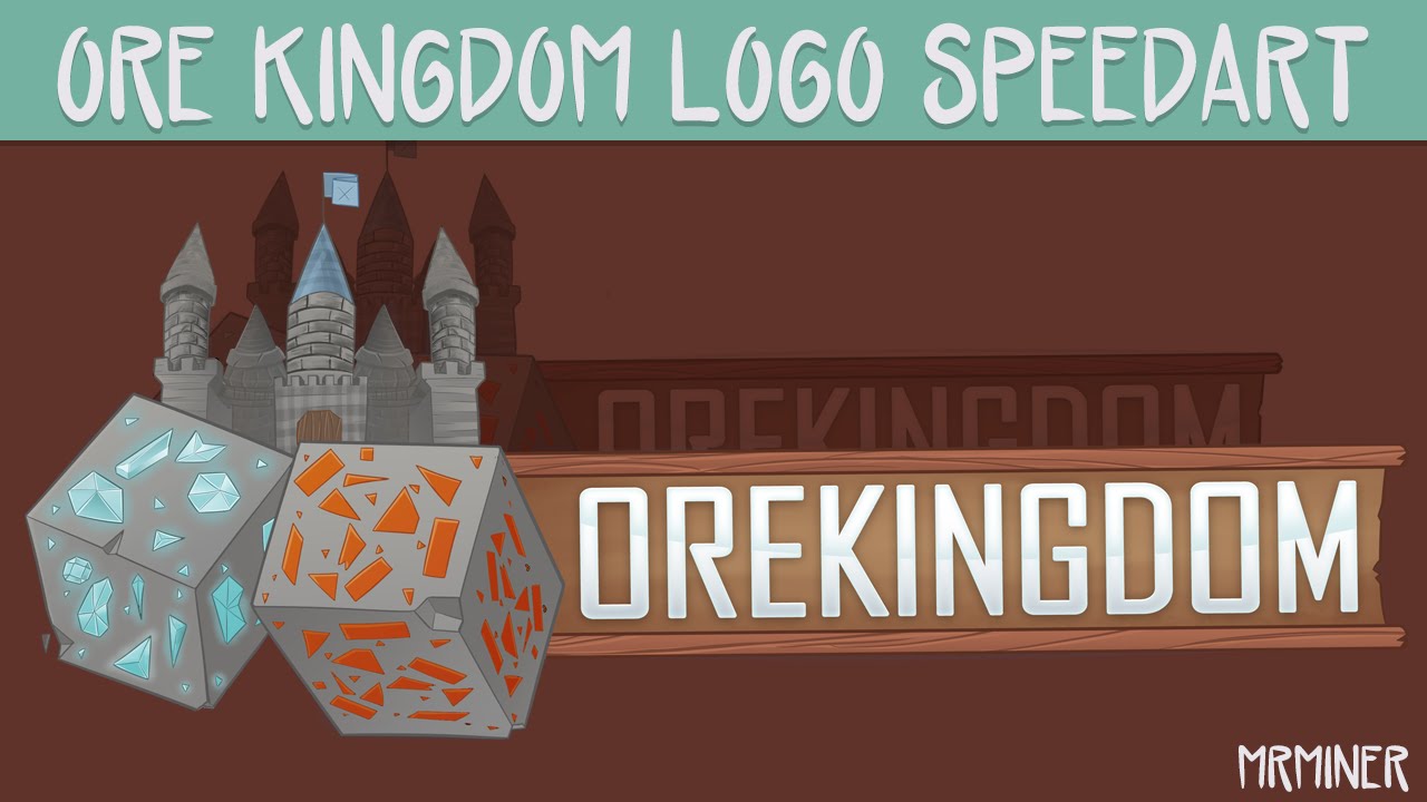Minecraft SpeedART - Ore Kingdom Logo