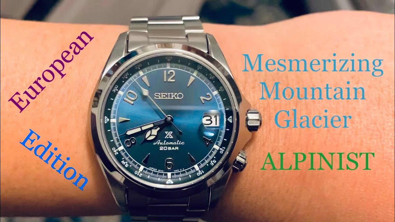 Seiko SPB197J1 Alpinist—European Edition Mountain Glacier Superb Dial! -  YouTube