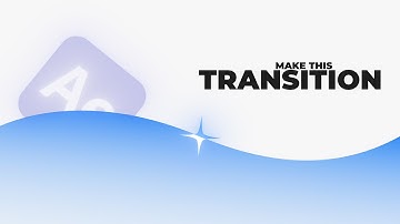 After Effects Transition Tutorial | Cinematic & Smooth Effect