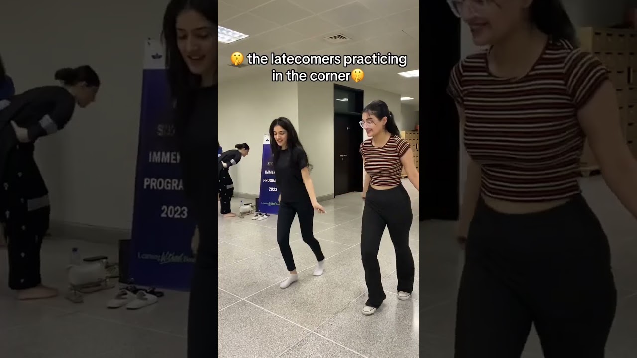 Types of people at LUMS dance practice