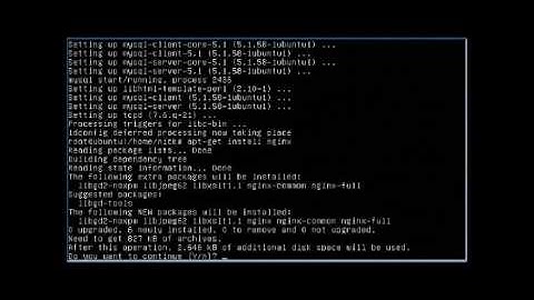 Ubuntu Server   Installing nGinX with PHP and MySQL