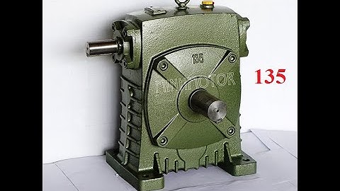 Hộp giảm tốc trục vít WPS 135, trục vuông góc, 0968140191, MinhMotor