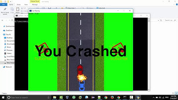 car racing game using pyame in python