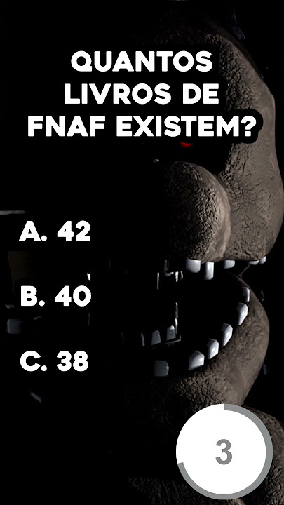 FNAF: QUIZ 🥳 Nível DIFÍCIL! 😱 #shorts #fnaf #fivenightsatfreddys 