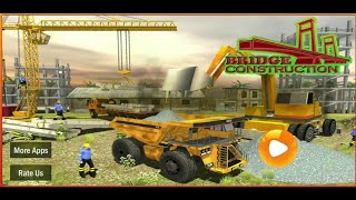 River Road Bridge Construction Crane Simulator 18 - Level 1 and 2 Completed - Android Gameplay screenshot 4