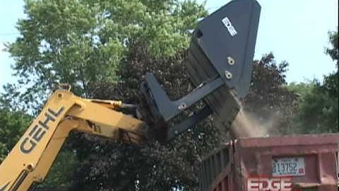 EDGE High Dump Bucket Increases Lift and Reach!