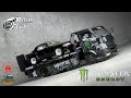1/64 Micro Turbo custom Tow Truck Flat bed truck Monster Energy Livery Hino/ Nissan/isuzu