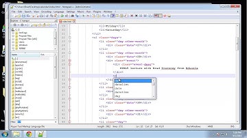 Learn HTML and CSS3 by building a responsive tableless calendar - Part 3