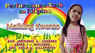 Si Paruparo at Si Alitaptap ikinuwento ni Avie Jemmimah l @aviejemmimahvtesorerocorner02
