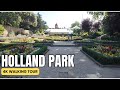 Holland Park, London | 4K Walking Tour Holland Park | Saturday 12th July 2025