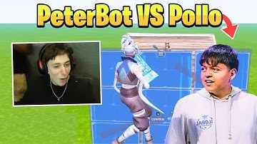 PeterBot CHALLENGES Pollo to 1v1 Buildfight And This Happened!