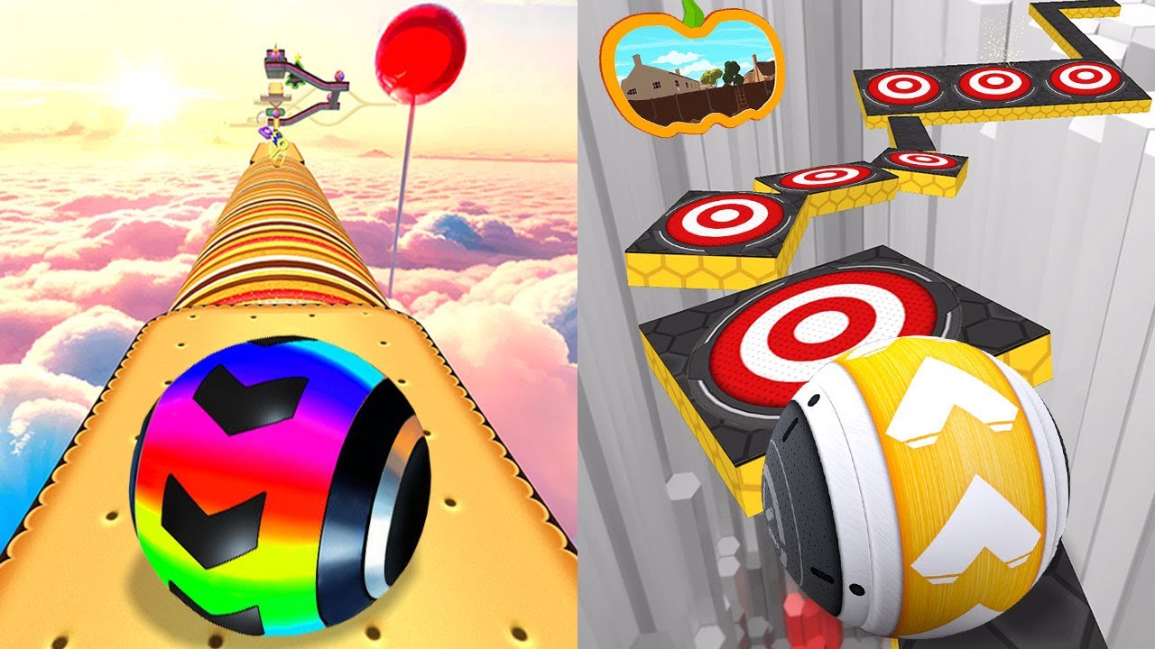 📛Going Balls VS GyroSphere Trials,Rollance Ball,Action Balls,Space Rolling Ball,Temple Rolling Balls