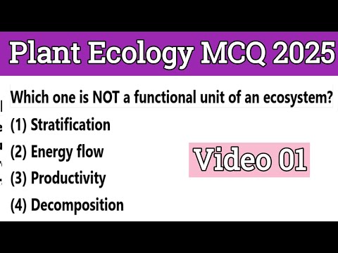 Plant Ecology MCQ