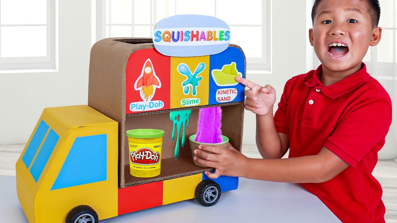 Play: Slime, Play-Doh and a Sand Truck: sensory play, loud and proud