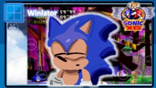 Sonic XG (Time Attack Preview) in Android(Winlator) is....