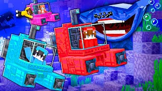 Hicimos un VIAJE SUBMARINO con Mis Amigos en Minecraft!