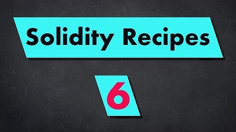 How to generate random numbers in Solidity?