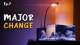 Why I removed BLACK SAND and How I remove surface OIL FILM | Ep.7 Nano Reef Competition