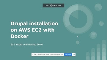 Drupal | Docker | AWS