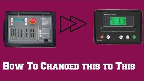 How to convert or change Cummins power command / HMI211 to Deep-sea Plc