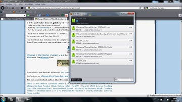 Change start button on windows7