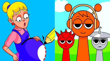 Draw Puzzle (thief puzzle) vs Spranky Run: Horror Game - Satisfying ASMR Gameplay Android , iOS