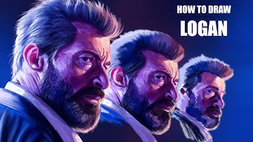How to Draw Logan - Speed Painting and Music by Sean Henry