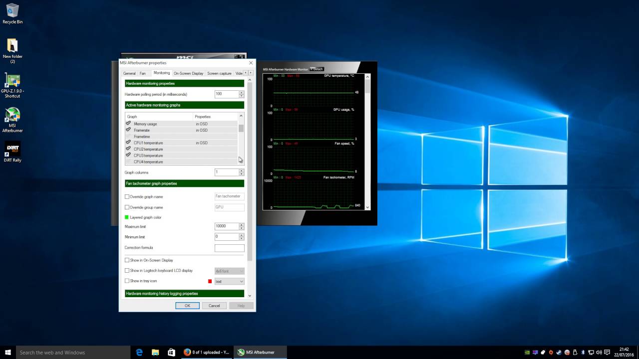 how to show frames per second/temps/memory/cpu///while gaming part1/2