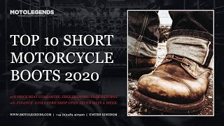 Top 10 short motorcycle boots 2020