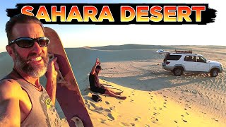 Surfing in the Sahara Desert