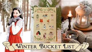Cozy Winter Bucket List Ideas ☃10  Gentle Activities for a Meaningful Winter❄