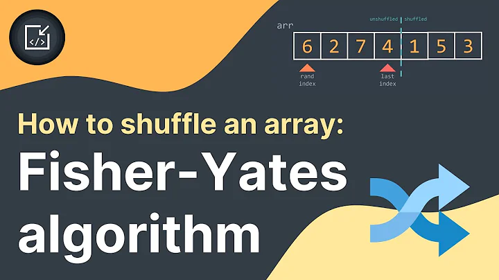 How to shuffle an array (Fisher-Yates algorithm) - Inside code