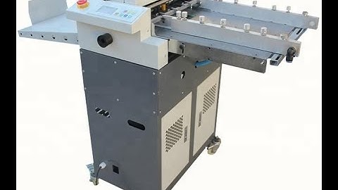 High Speed Automatic Paper Creasing Perforating Machine