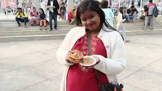 दिल्ली हाट और छतरपुर मंदिर दर्शन family motherdaughter vlog travel
