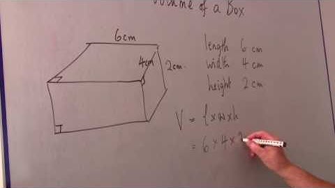 Math Calculations & Conversions : How to Calculate the Volume of a Box